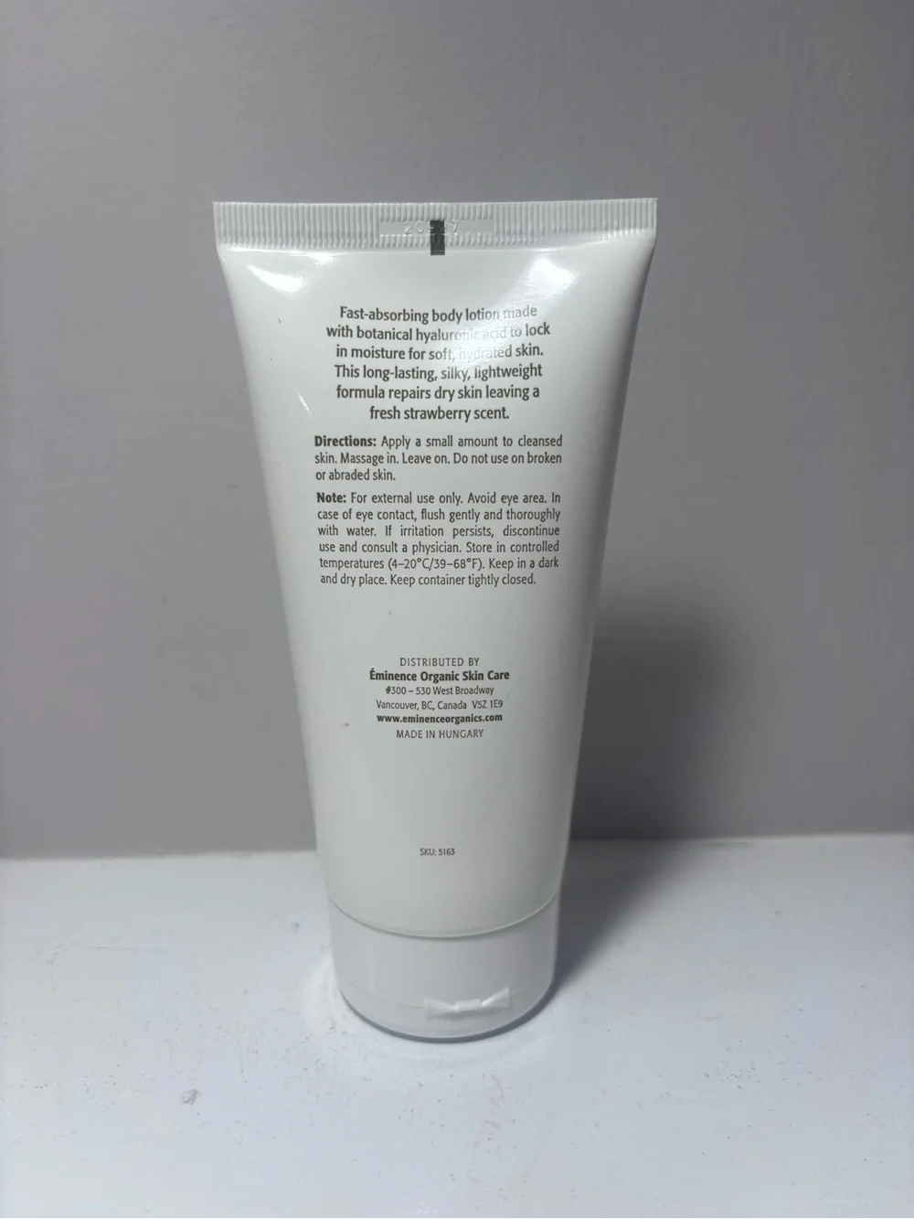 Eminence Strawberry Rhubarb Hyaluronic Body Lotion 5oz